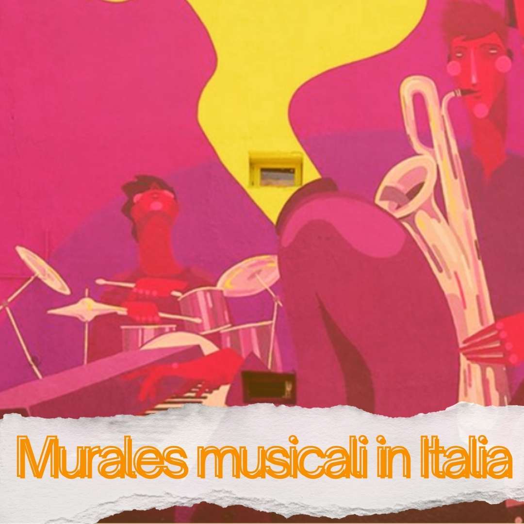 Murales musicali Italia street art italiana progetto OCA urban art green sostenibilità ambientale