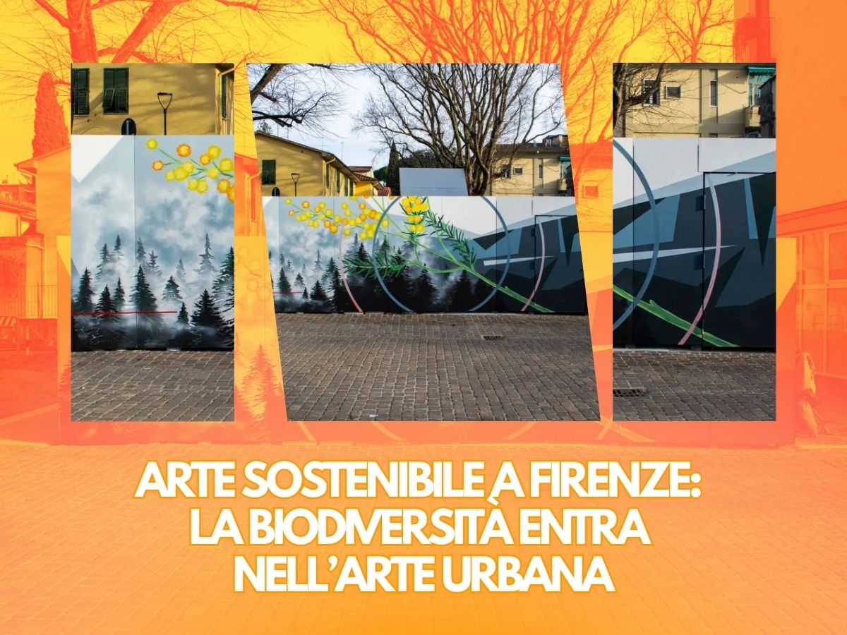 Murales green nel centro Italia arte urbana e sostenibilità