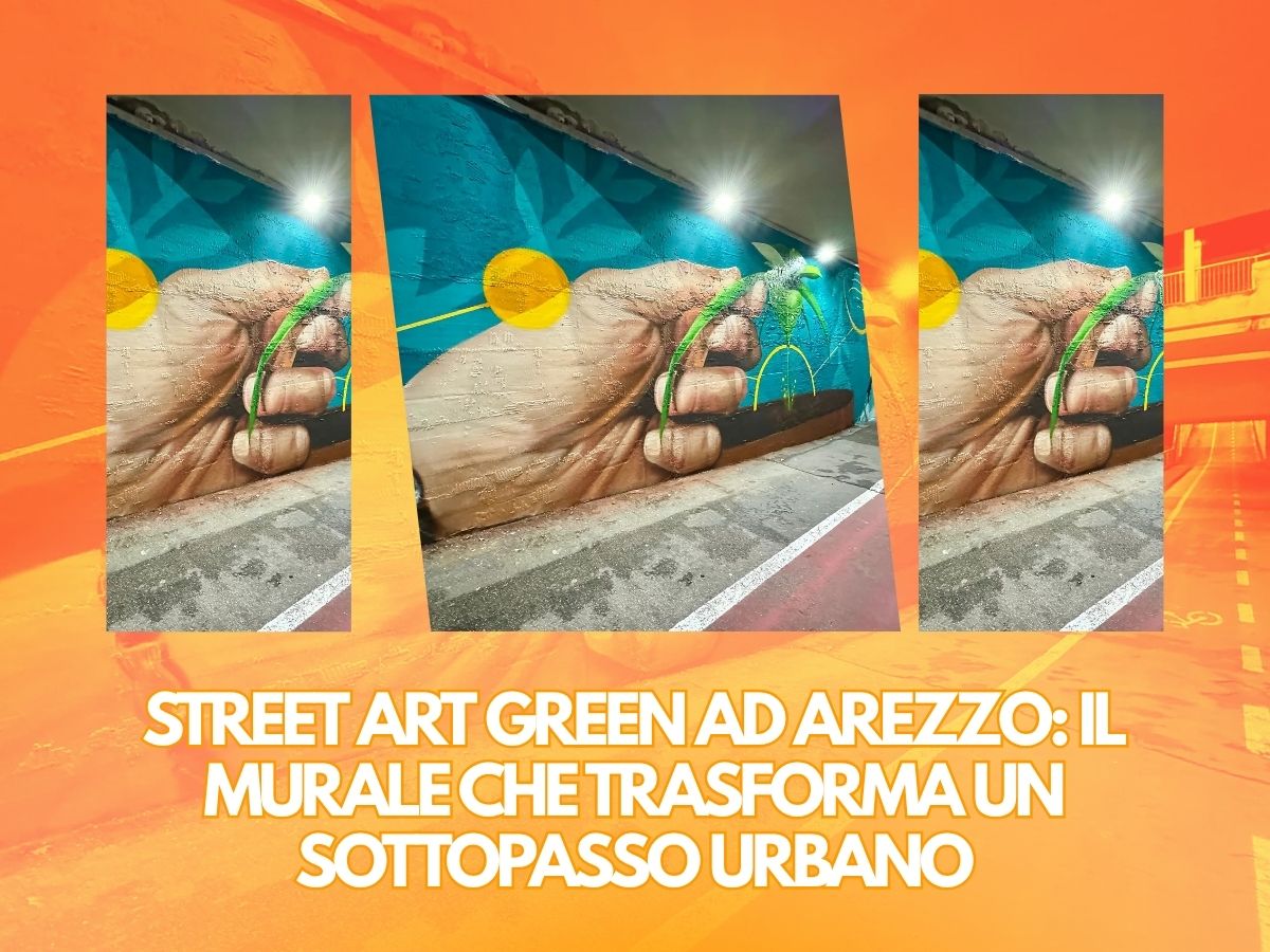 Murales green nel centro Italia arte urbana e sostenibilità
