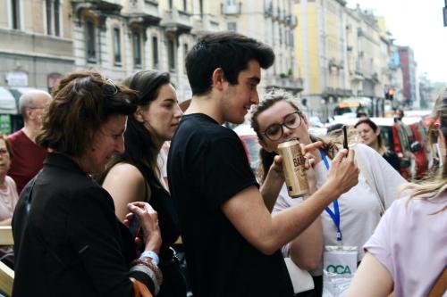 Murales su saracinesca a Milano